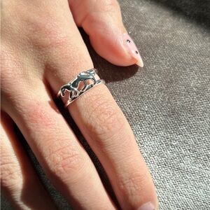 Vintage Jaguar Panther Ring